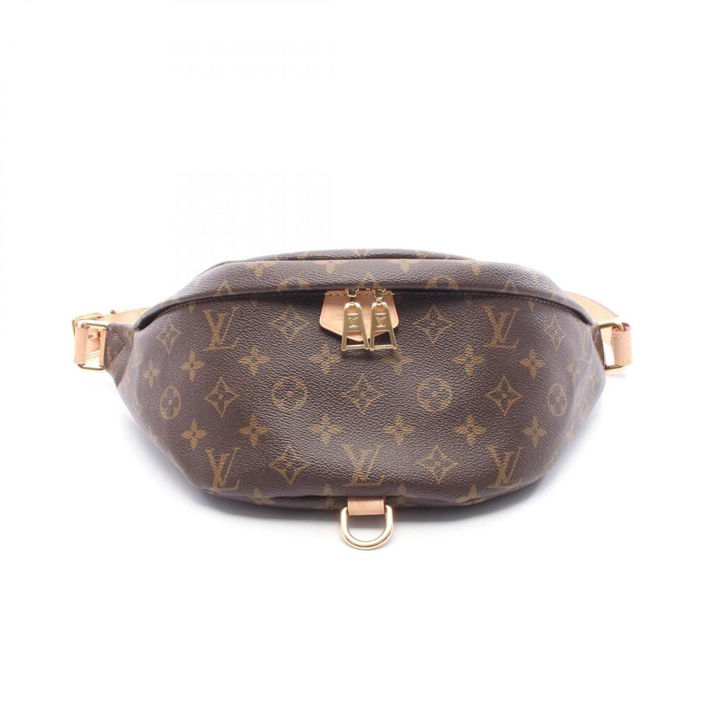 Louis Vuitton Bum Bag Waist Body Bum Crossbody Belt Leather Brown